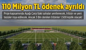 Bingöl Aşağıçarşı için 110 Milyon TL’lik ödenek