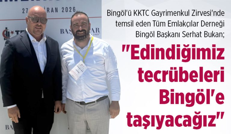 Bingöl’ü KKTC Gayrimenkul Zirvesi’nde temsil etti